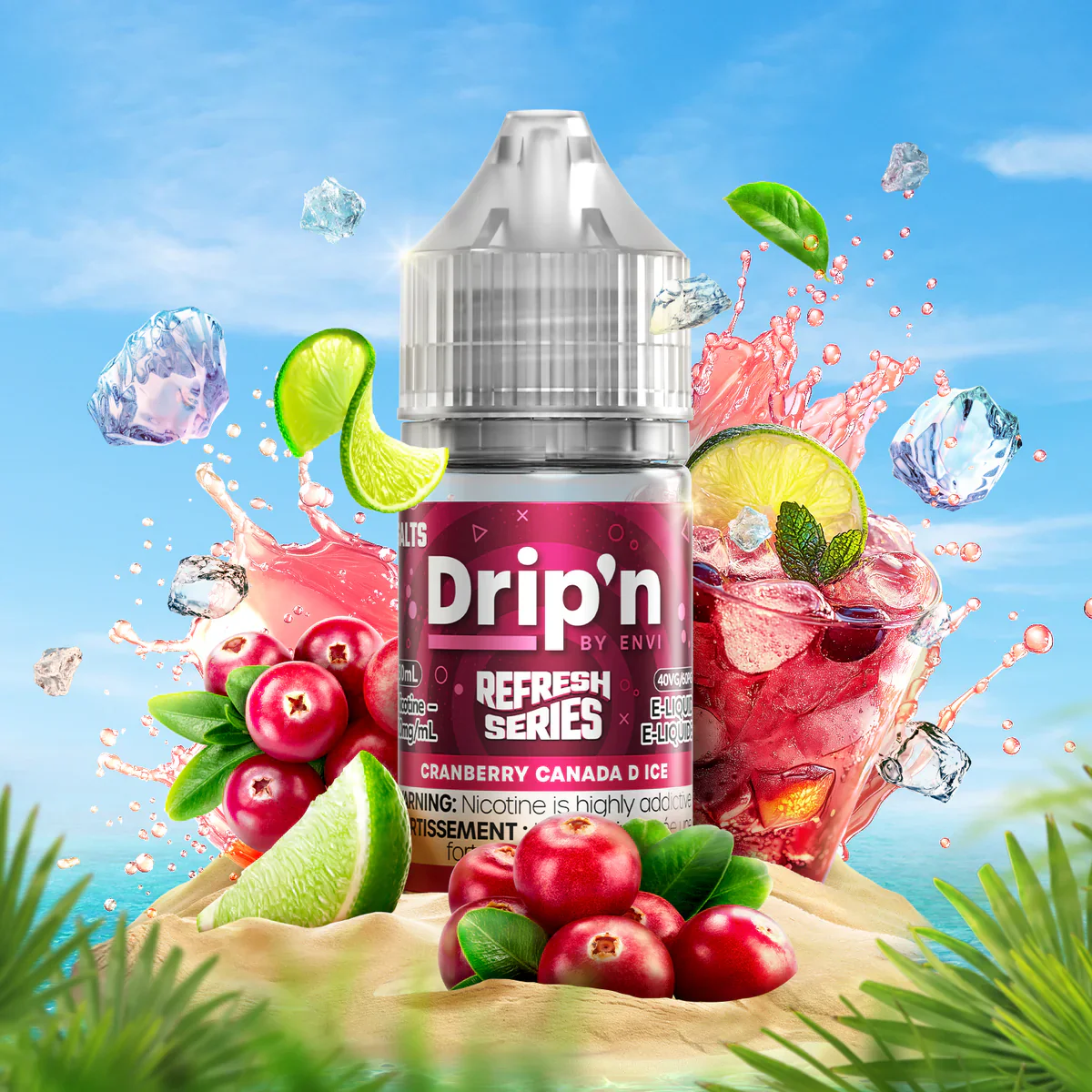 DRIP'N Refresh Series Salt 30mL Canada | Envi Refresh Salt - Image 2