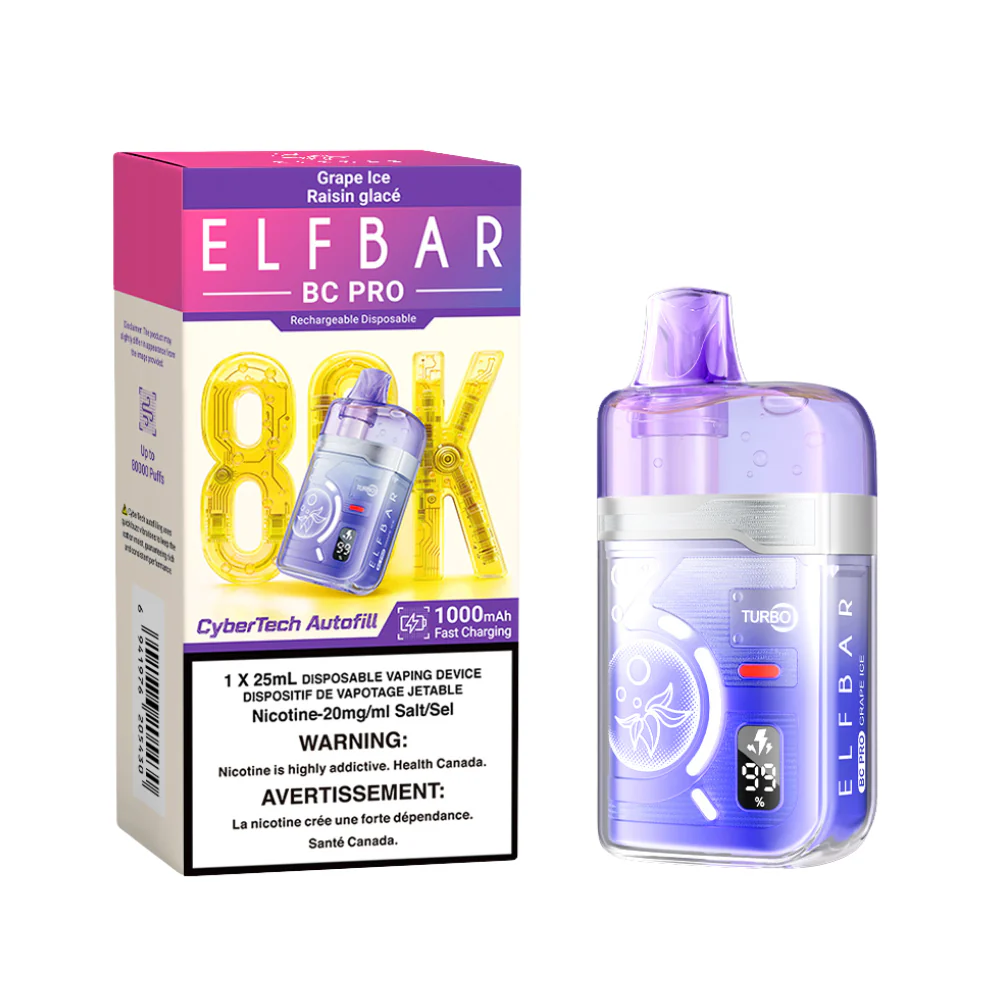 ELF BAR BC PRO 80K Disposable Vape - 80,000 Puffs | 25mL Hybrid E-Cigarette - Image 5