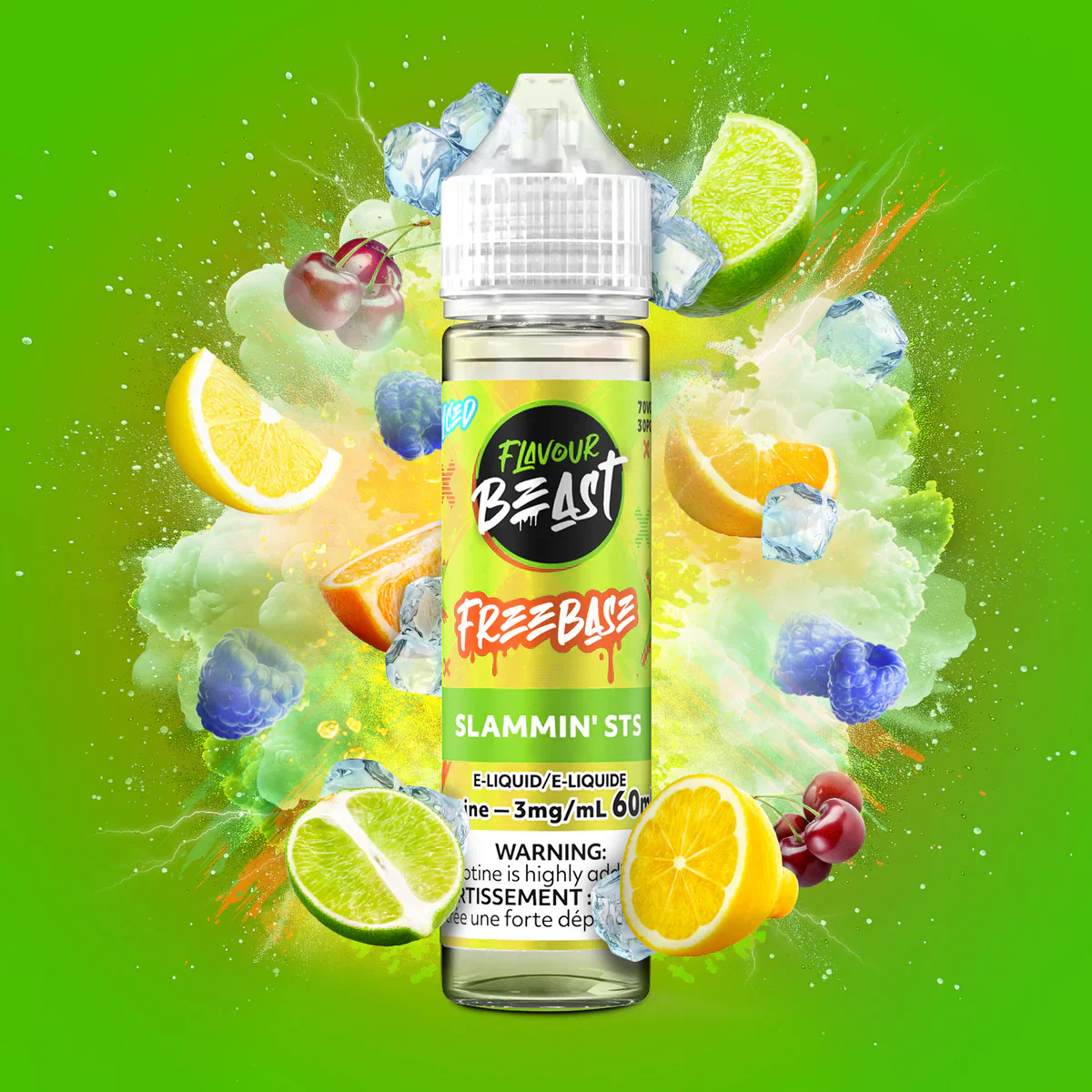 Flavour Beast E-Liquid Freebase Iced 60mL Canada - Image 4