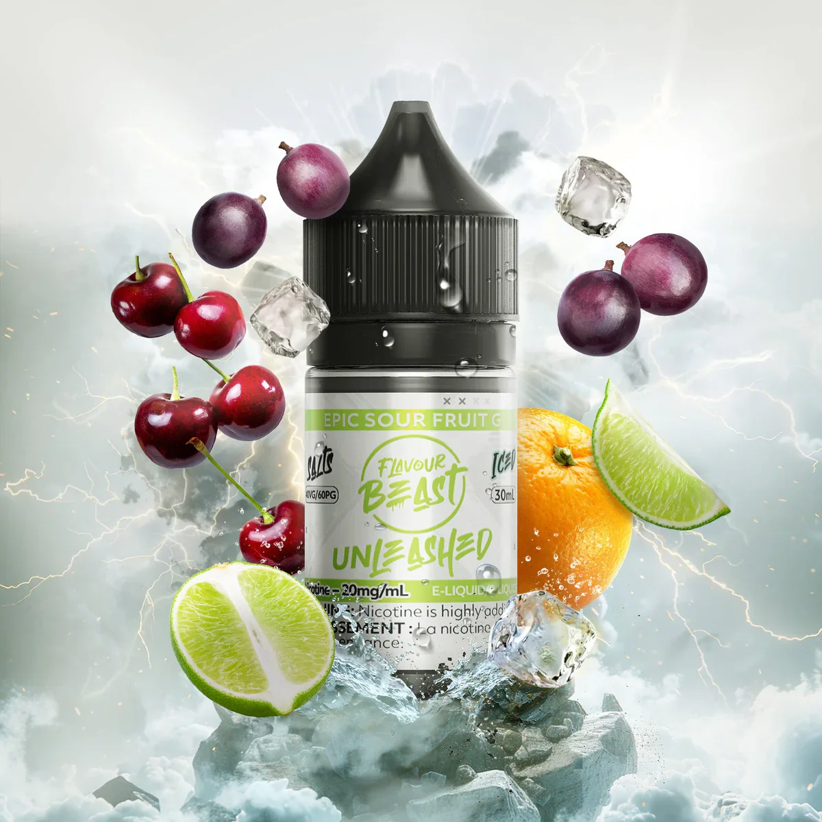 Flavour Beast Unleashed E-Liquid Canada | Level X Salt Nic - Image 23