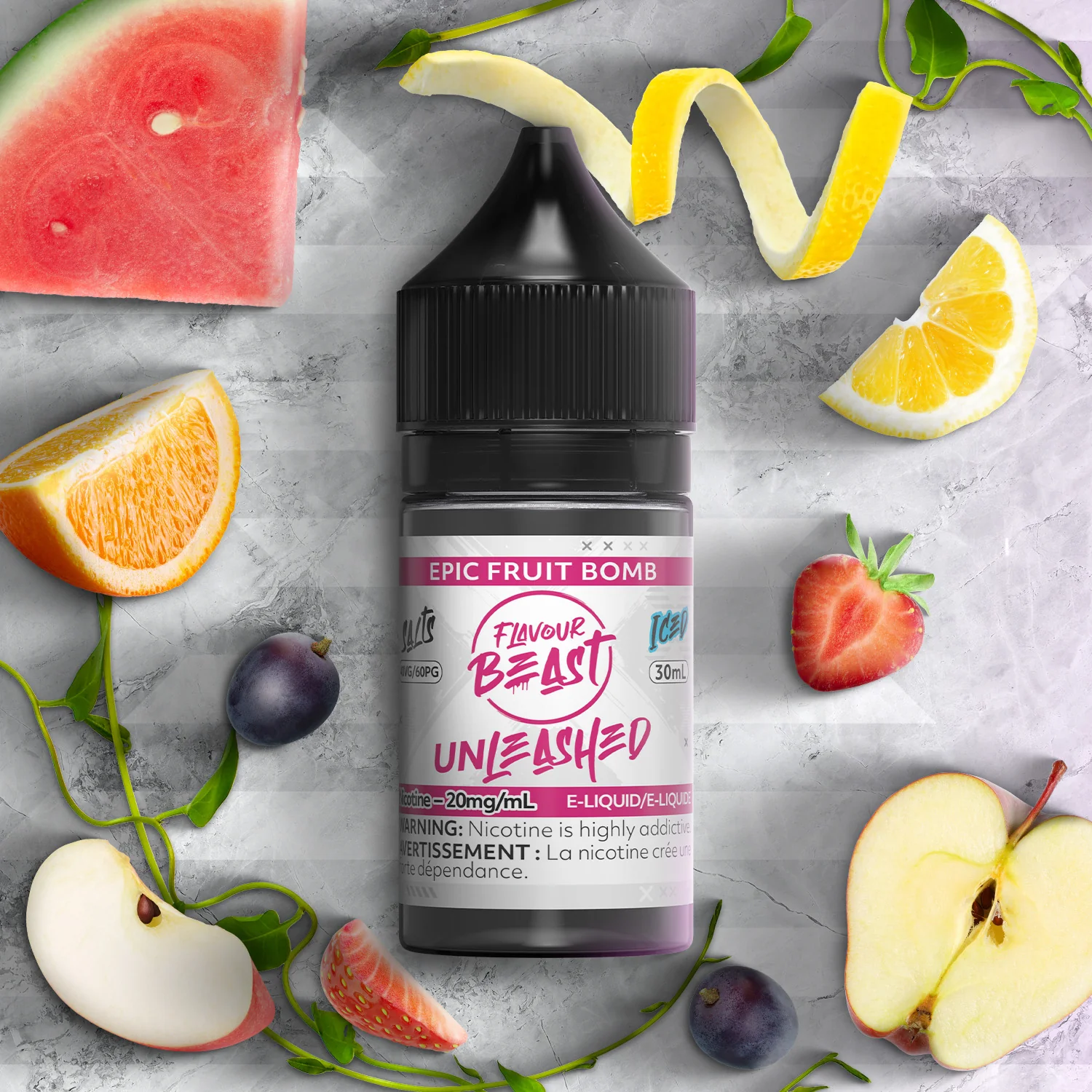 Flavour Beast Unleashed E-Liquid Canada | Level X Salt Nic - Image 4