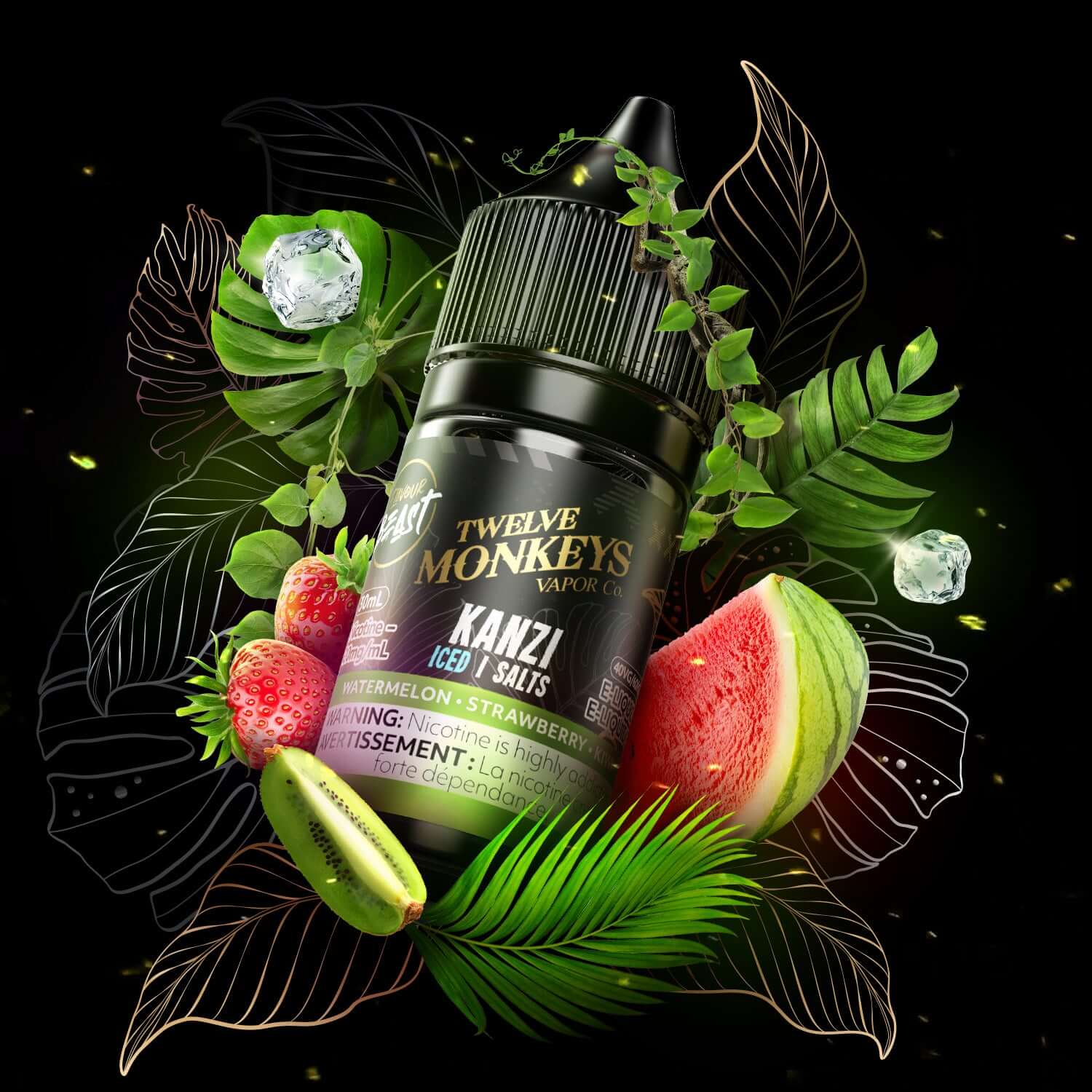Flavour Beast x Twelve Monkeys E-Liquid – 30mL Salt Nic - Image 4