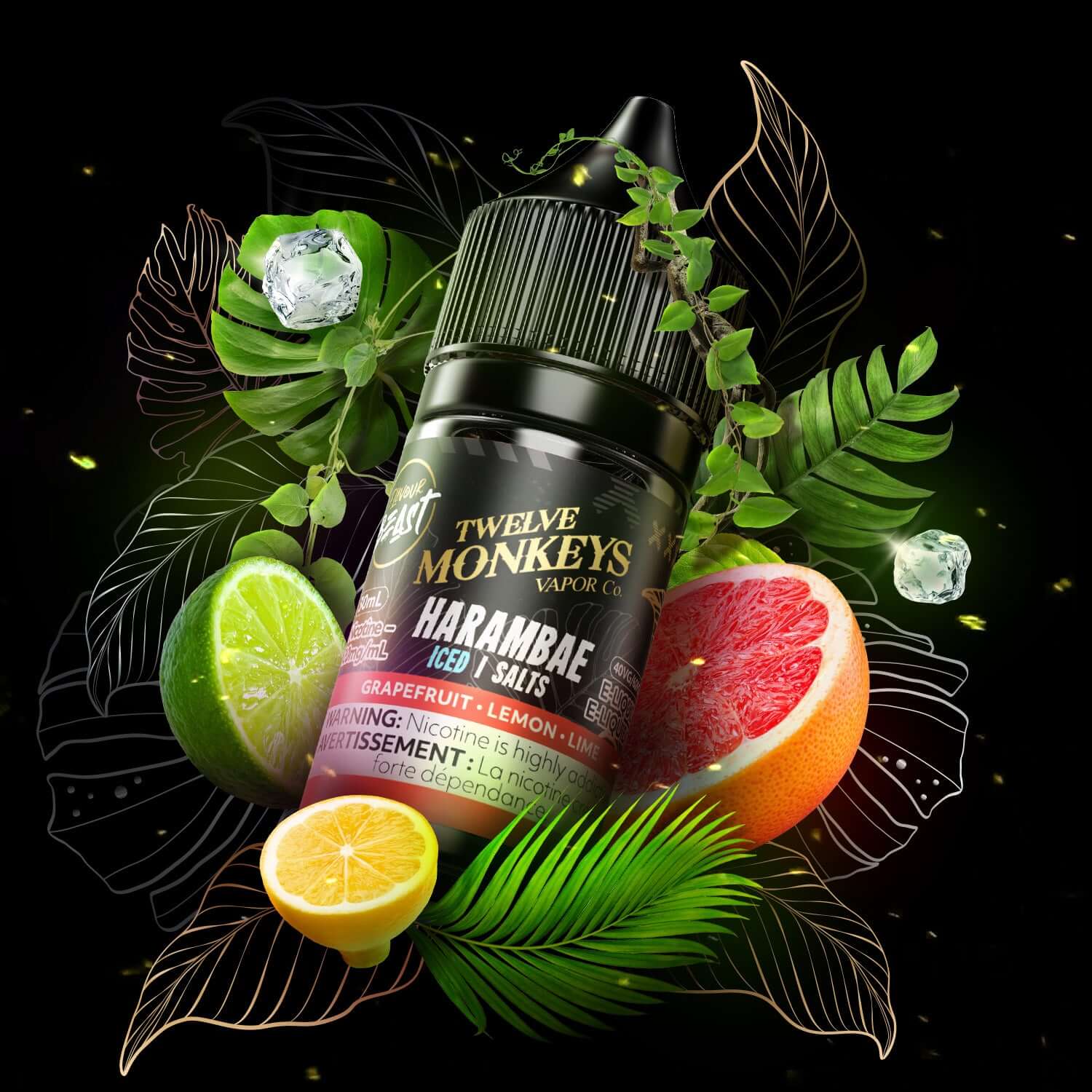 Flavour Beast x Twelve Monkeys E-Liquid – 30mL Salt Nic - Image 5