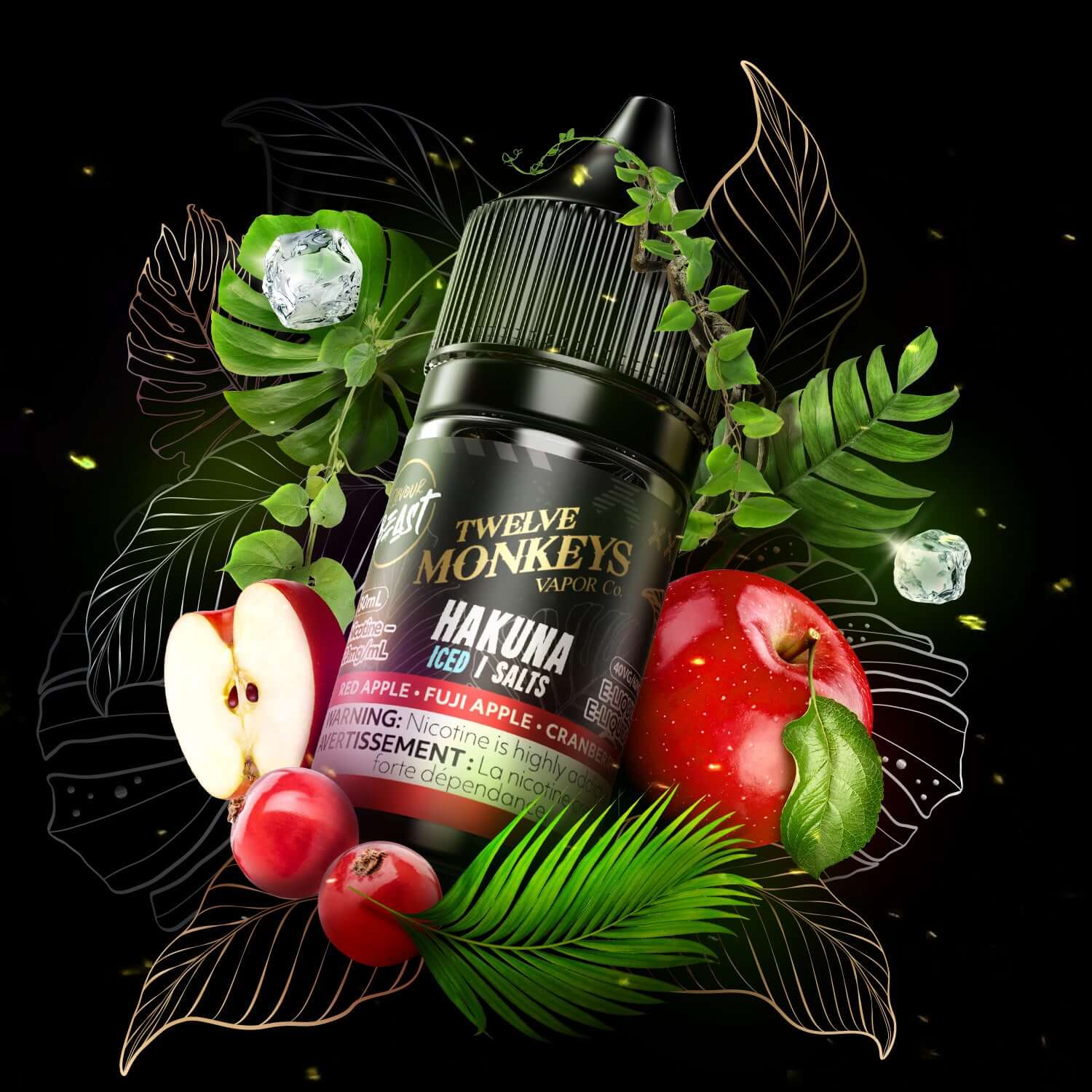 Flavour Beast x Twelve Monkeys E-Liquid – 30mL Salt Nic - Image 6