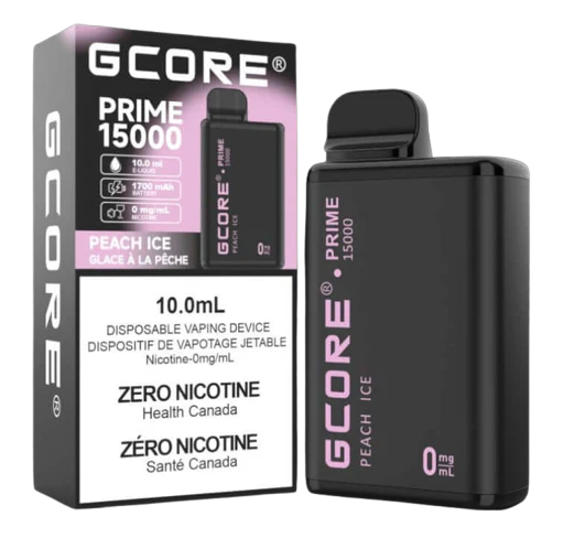 GCORE PRIME 15000 Disposable Zero Nic Canada | 0mg 15,000 Puff - Image 4
