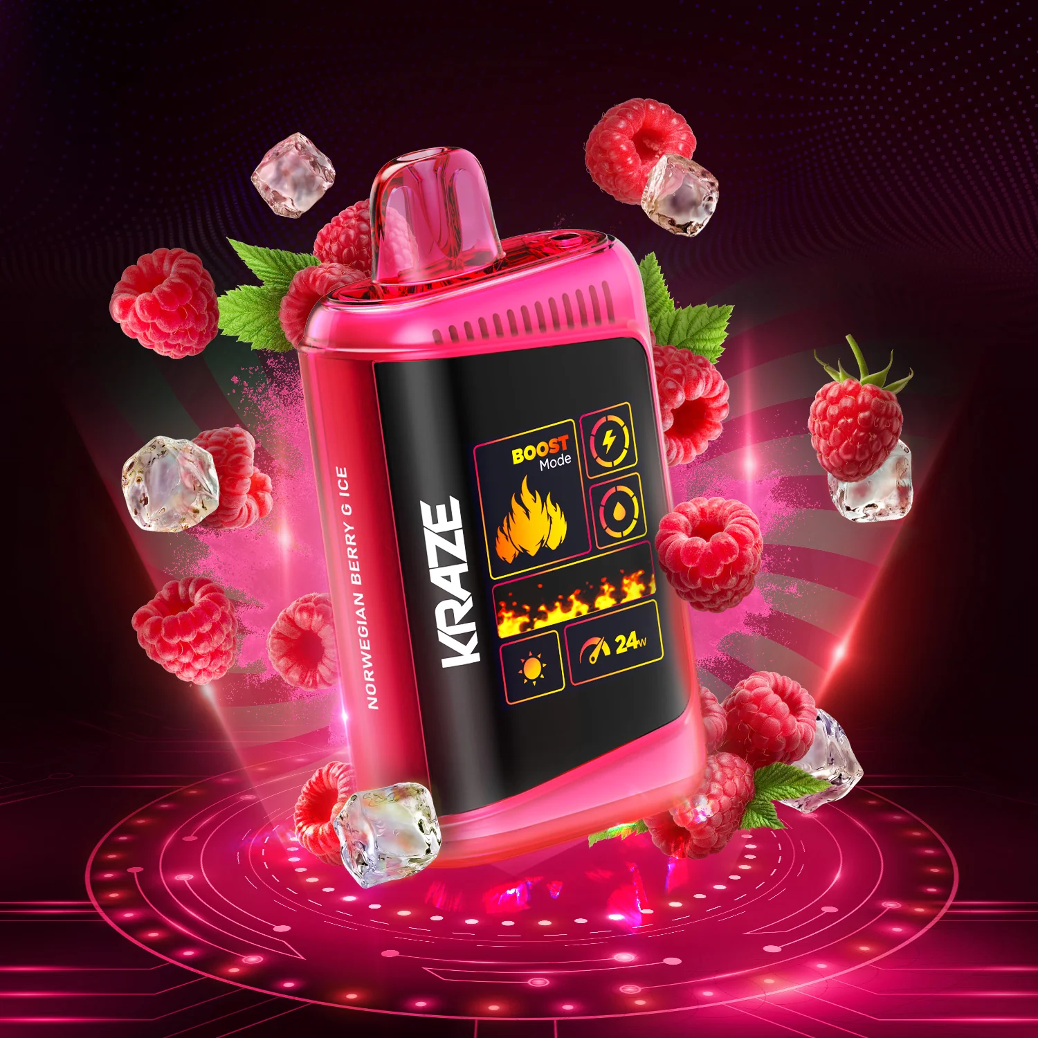 KRAZE HD Mega Disposable Vape Canada | 20K Puff Rechargeable - Image 28