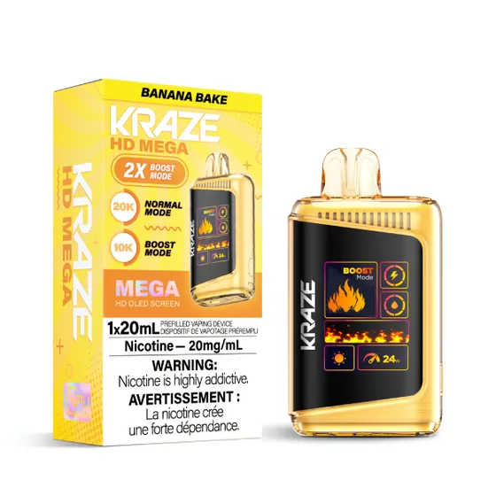 KRAZE HD Mega Disposable Vape Canada | 20K Puff Rechargeable - Image 37