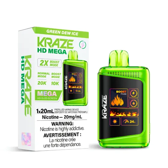 KRAZE HD Mega Disposable Vape Canada | 20K Puff Rechargeable - Image 39