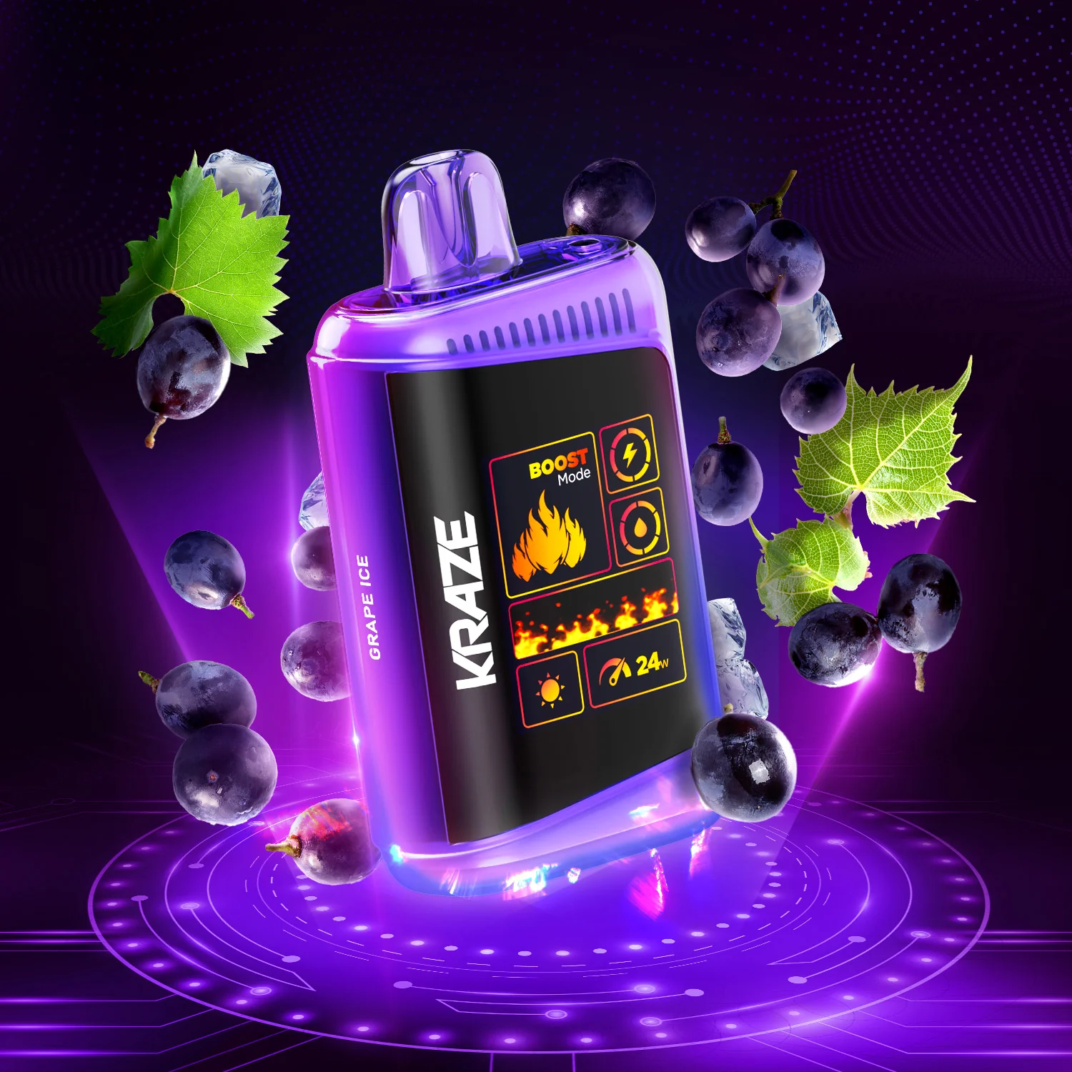 KRAZE HD Mega Disposable Vape Canada | 20K Puff Rechargeable - Image 8