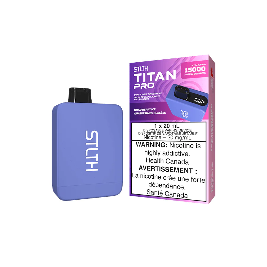 STLTH TITAN PRO Disposable Vape Canada | 15K Puff Dual Mesh - Image 17