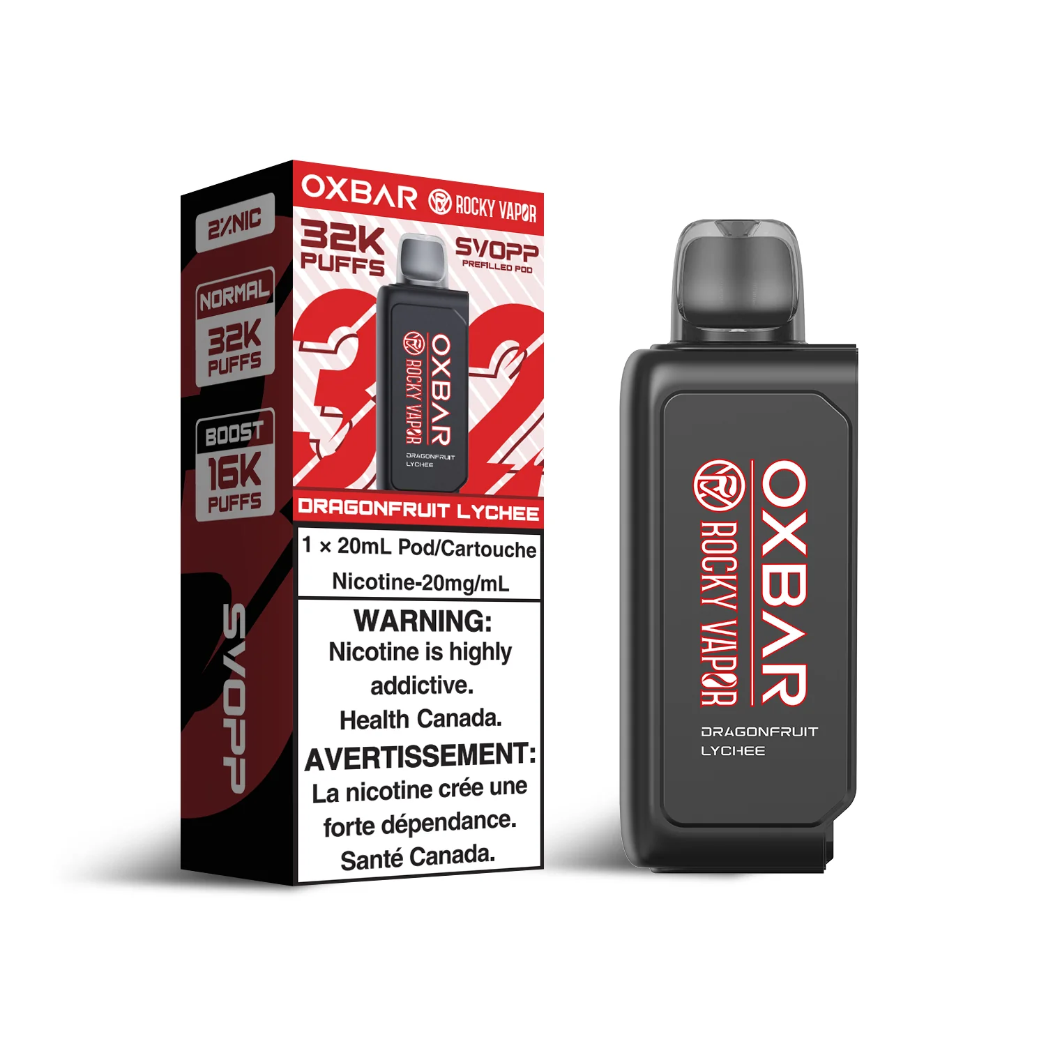 SVOPP Rocky Vapor OXBAR 32K Canada | 32K Pod Device - Image 18