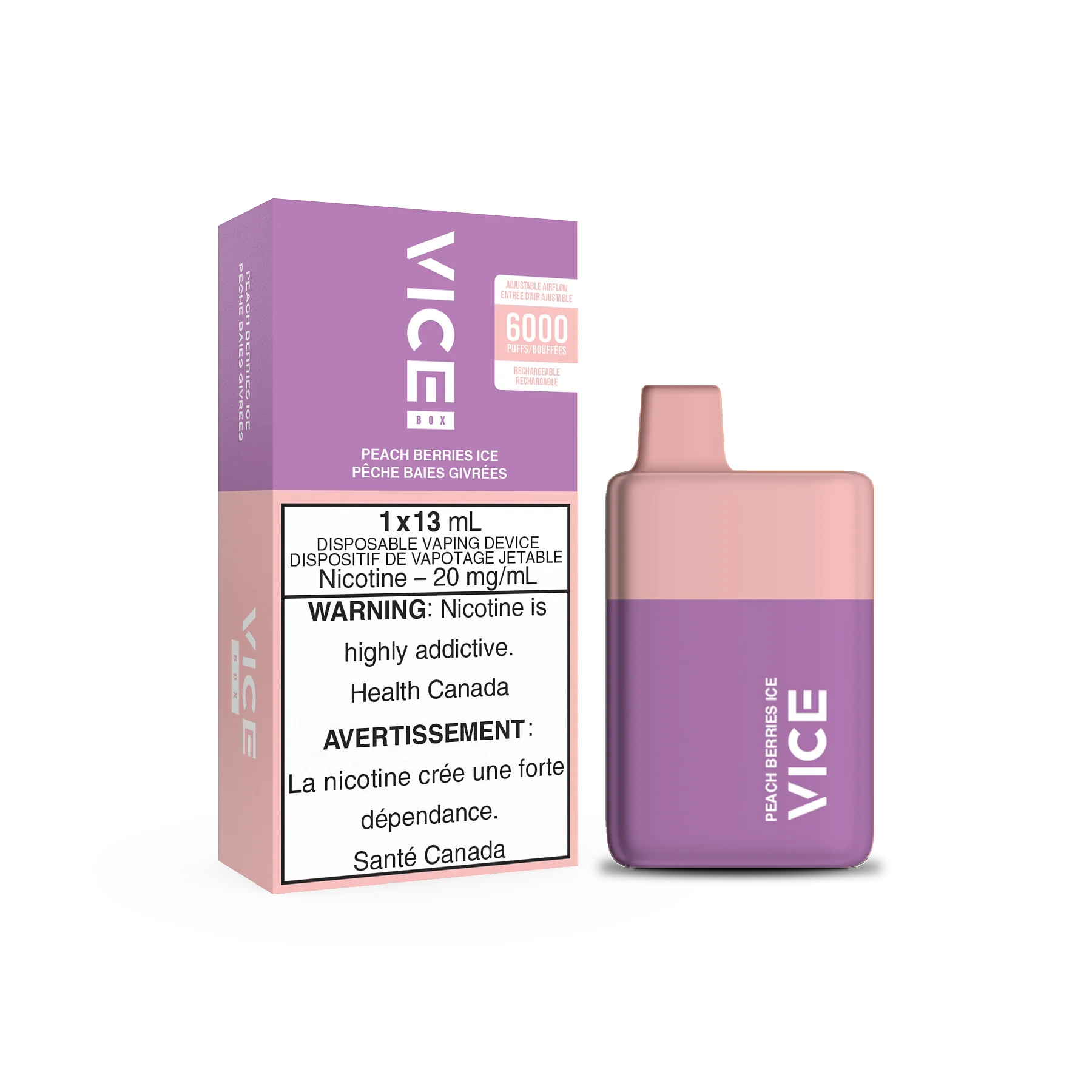 VICE Box 6000 Disposable Vape Canada | Classic 6K Puff - Image 11